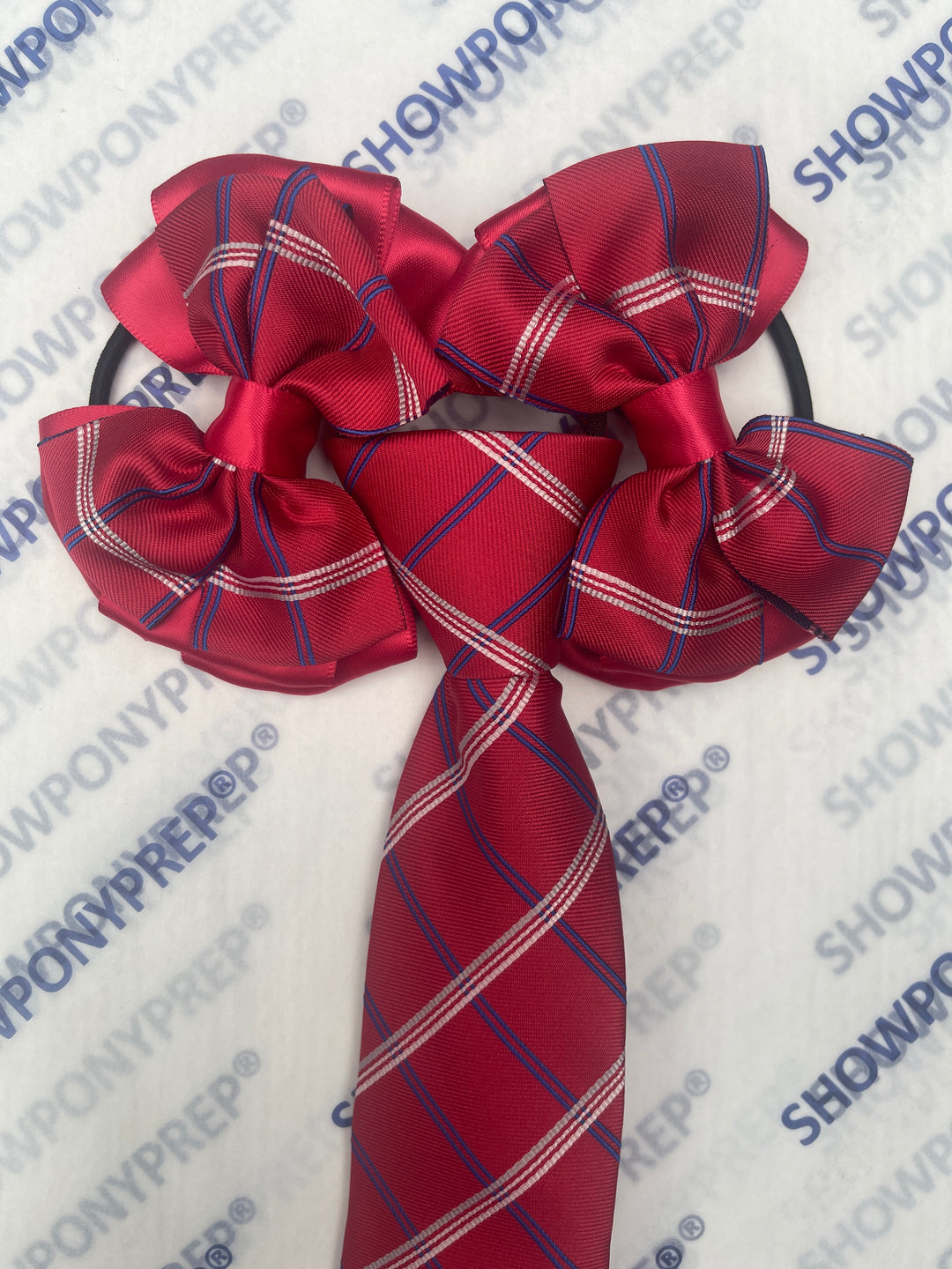MATCHING ZIP TIE HAIR BOWS