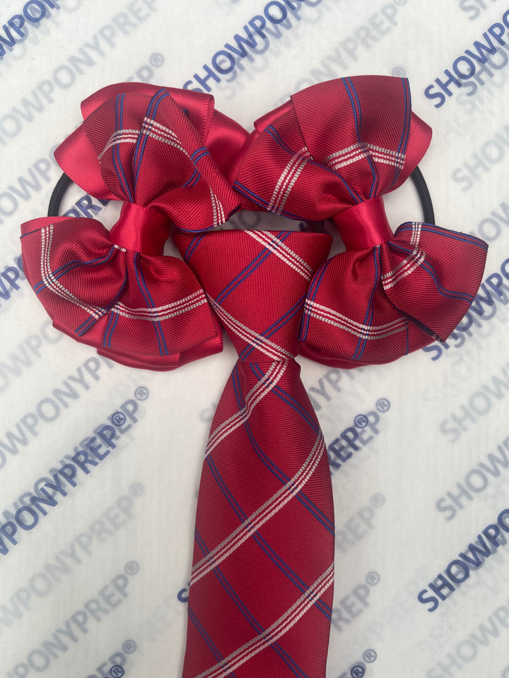 MATCHING ZIP TIE HAIR BOWS