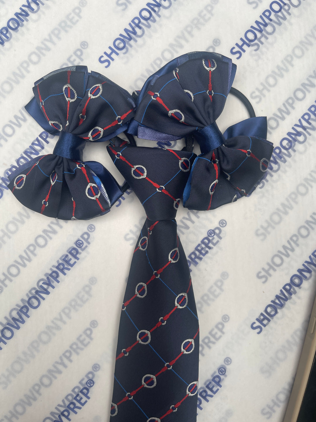 MATCHING ZIP TIE HAIR BOWS