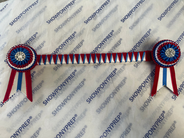 13.5" Red, White and Blue Browband