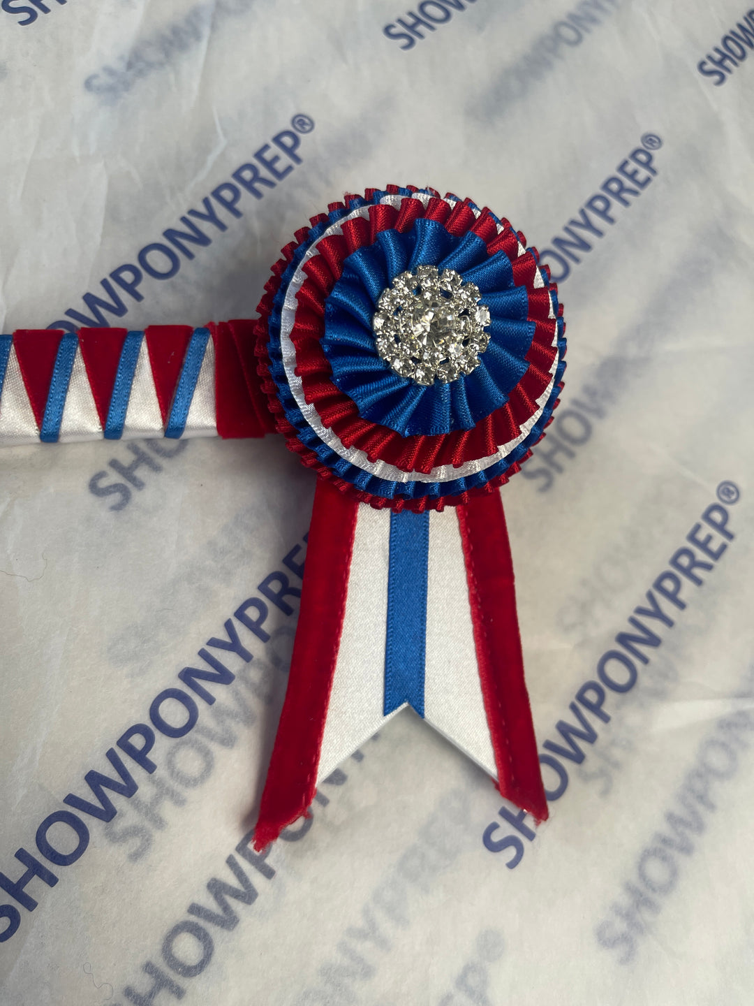 13.5" Red, White and Blue Browband