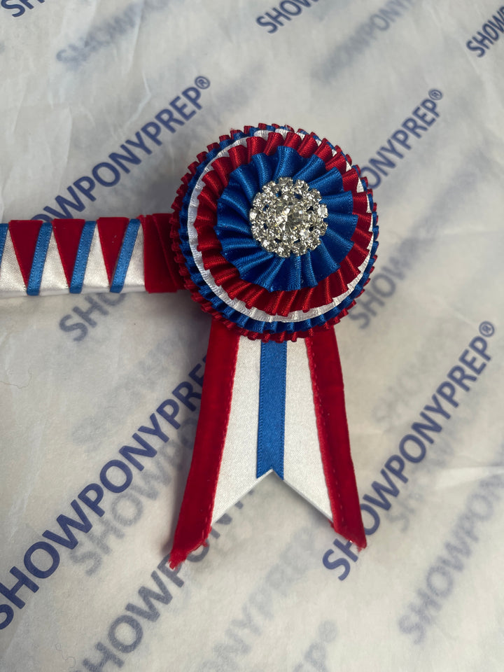 13.5" Red, White and Blue Browband