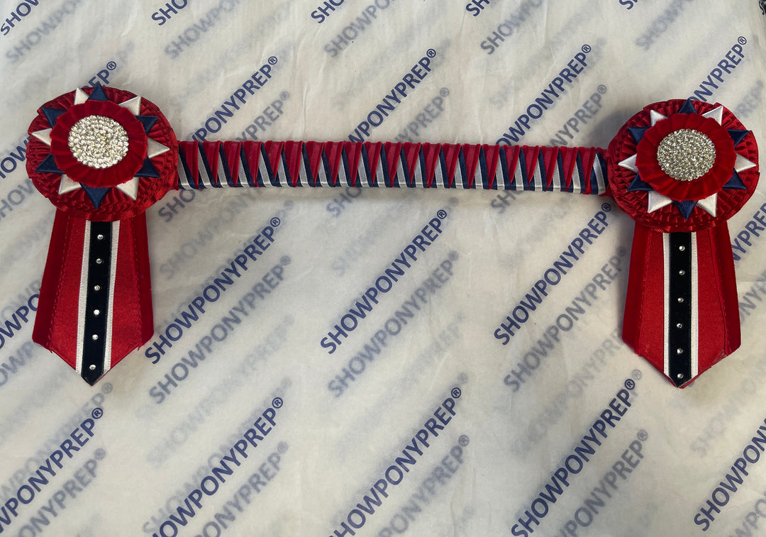 14” Red, White & Blue Browband