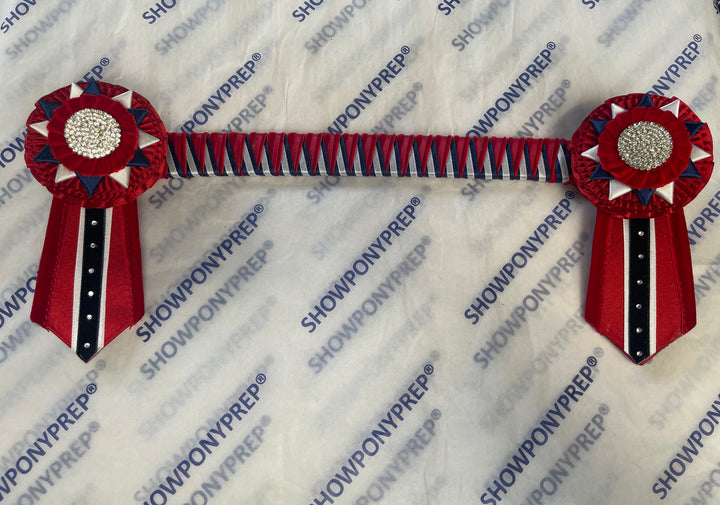 14” Red, White & Blue Browband