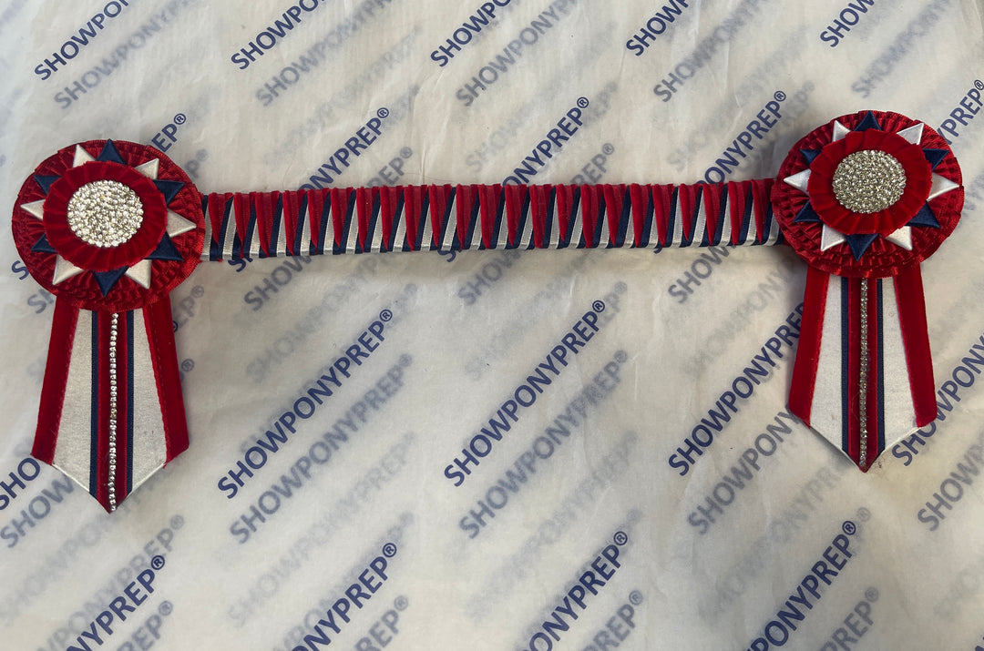 14” Red, White & Blue Browband
