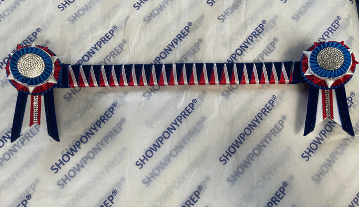 14” Red, White & Blue Browband