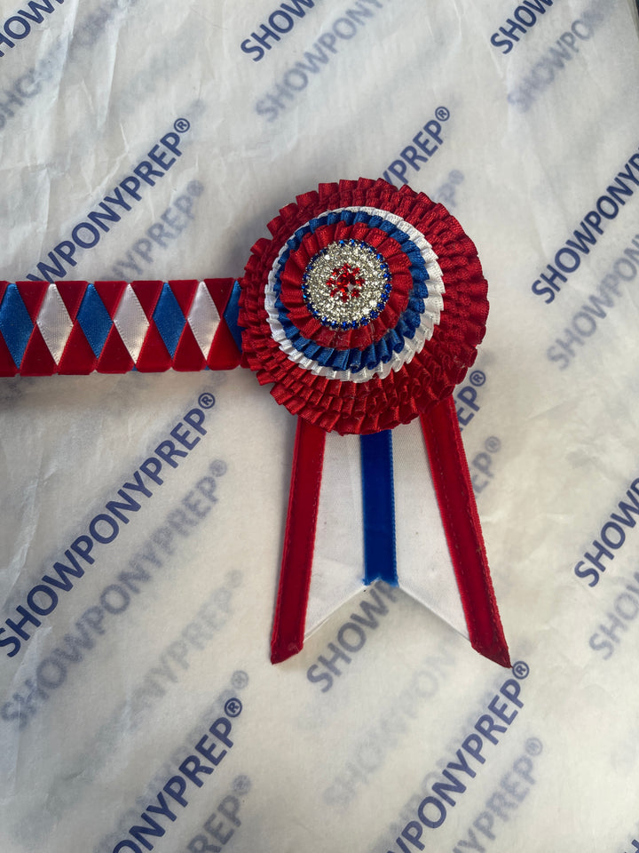 14" Red, White & Blue Browband