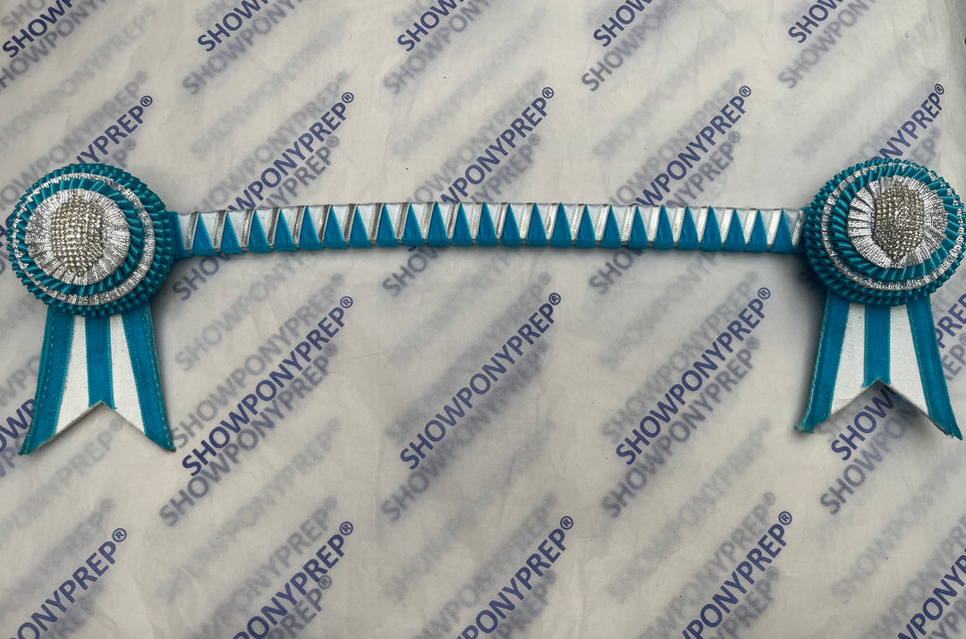 14.5” Turquoise & Diamonds Browband