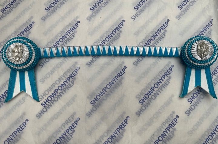 14.5” Turquoise & Diamonds Browband