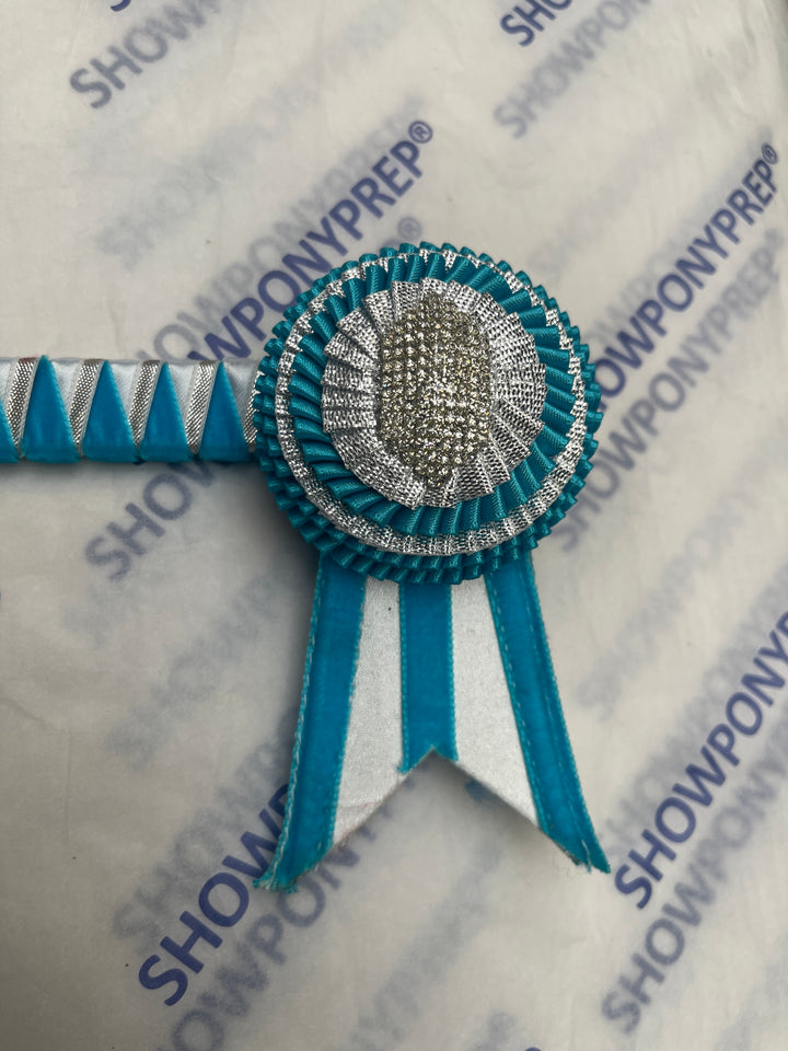 14.5” Turquoise & Diamonds Browband
