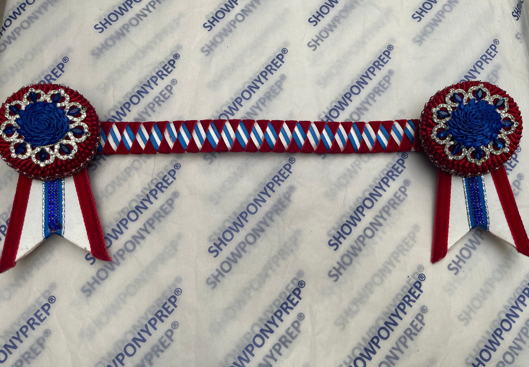 14.5” Red, White & Blue Browband