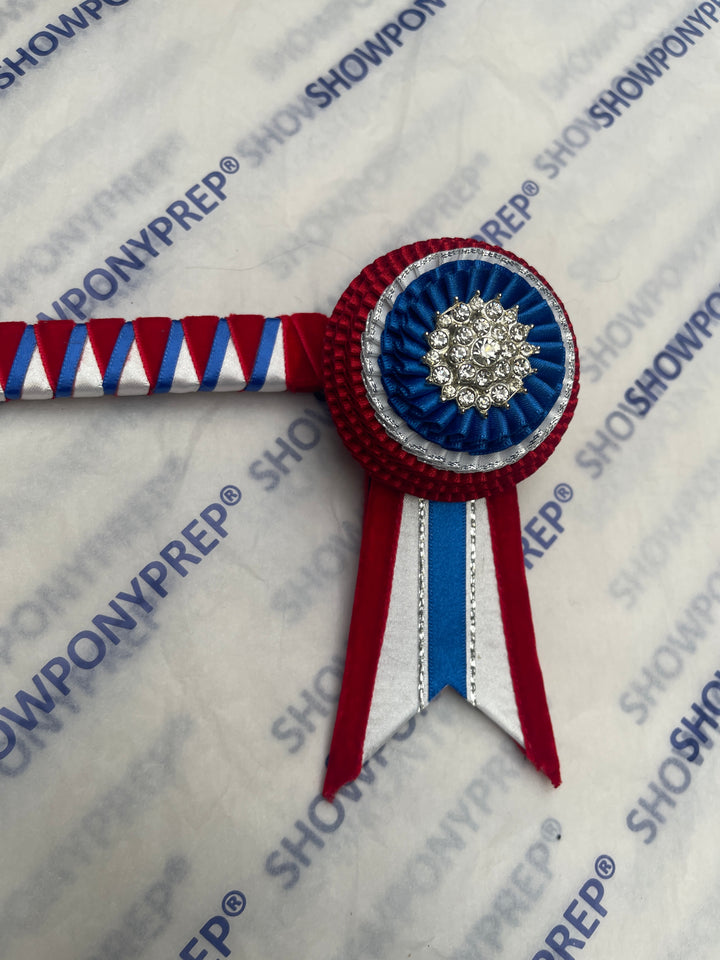 14.5” Red, White & Blue Browband