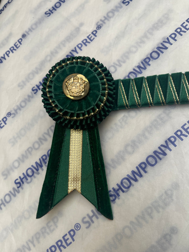 14.5” Green & Gold Browband