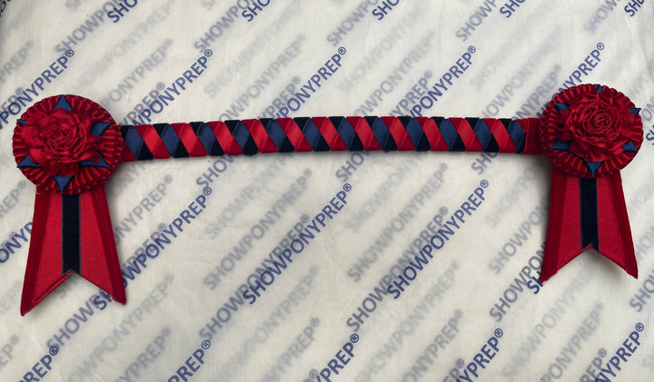 15” Red & Navy Browband