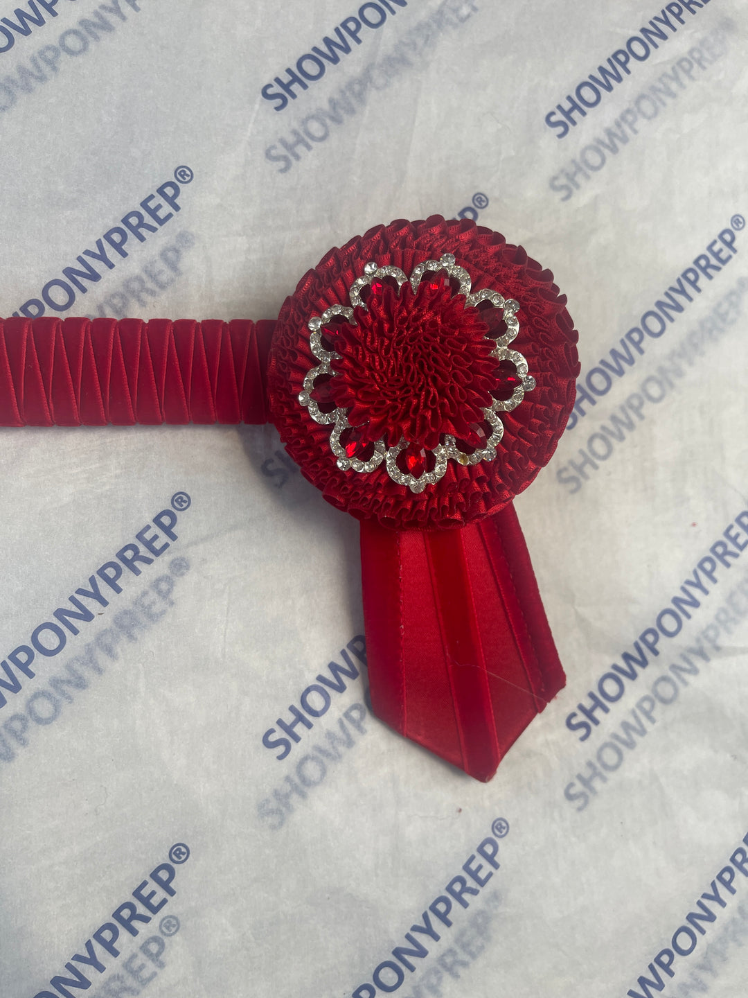 17" Red Browband