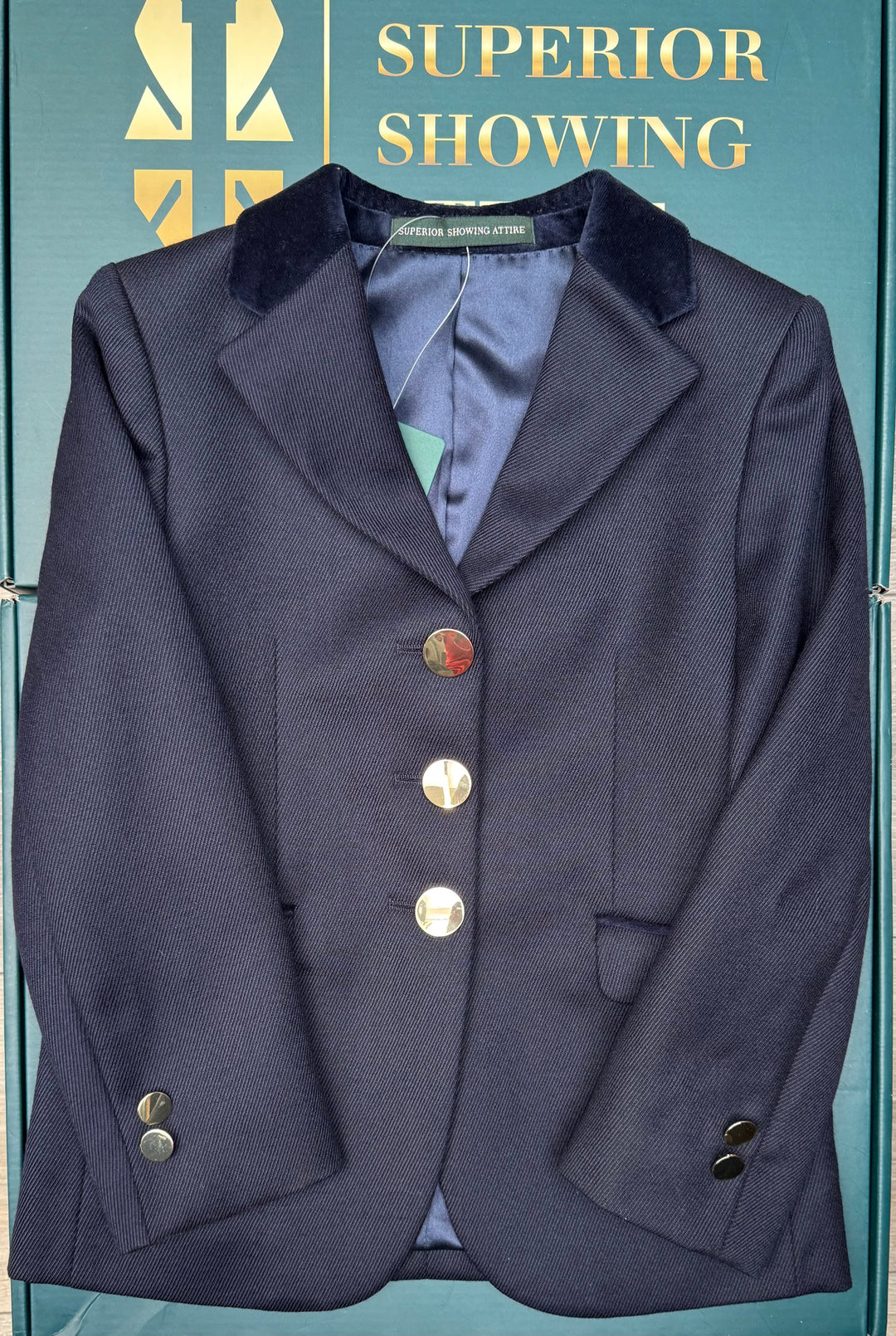 Childrens Navy Jackets 28"