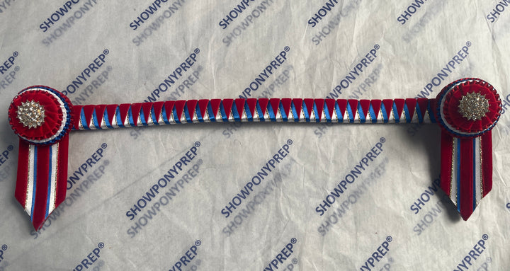 17" Red, White & Blue Browband