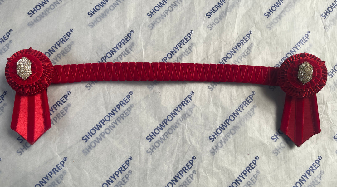 16.5” Red Browband