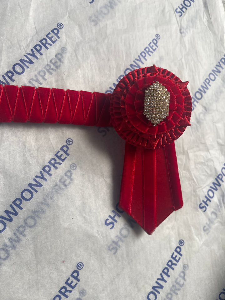 16.5” Red Browband