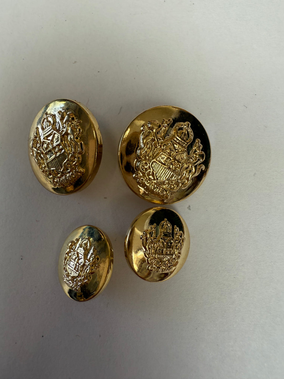 Regal Crown Gold Buttons