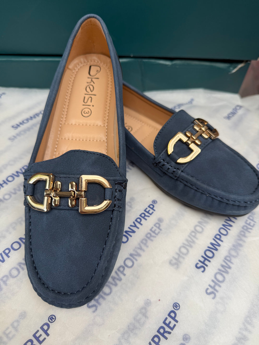 DECK SHOES - The Comfort Shoe Collection - Style 8809 Blue