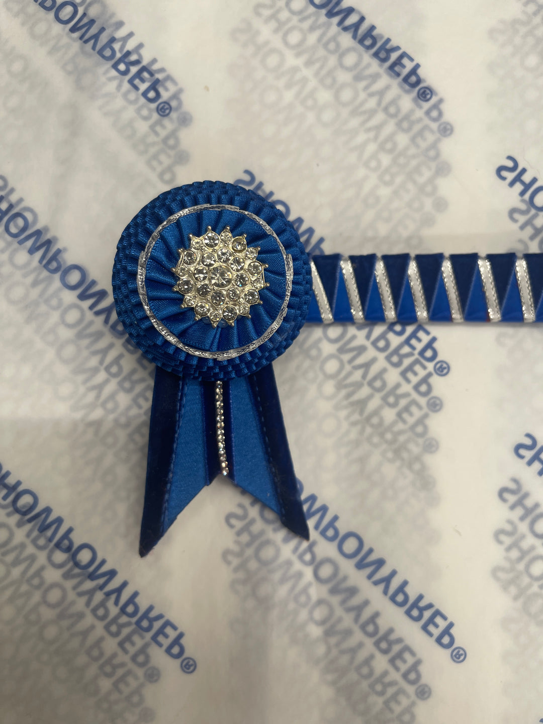13" Navy, Blue and White Browband