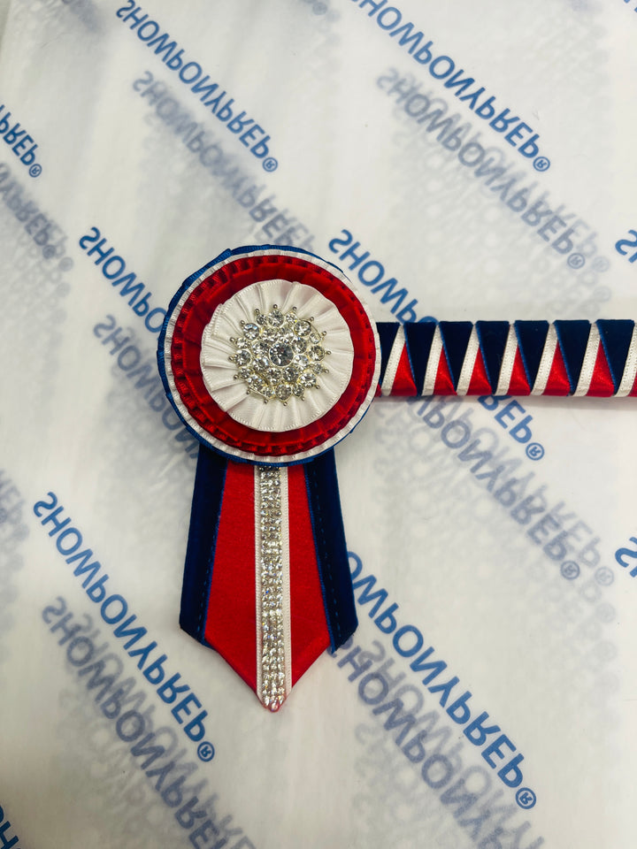 13.5" Red, White and Blue Browband