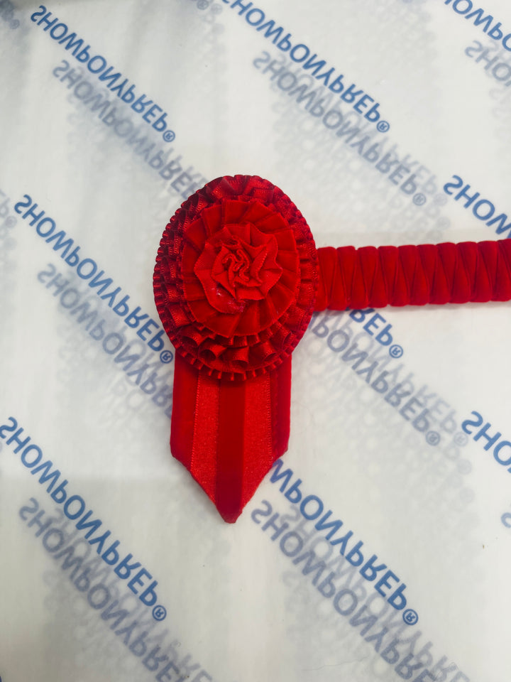 13.5" Red Browband