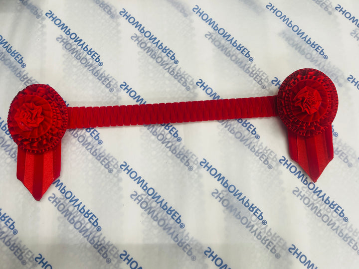 13.5" Red Browband