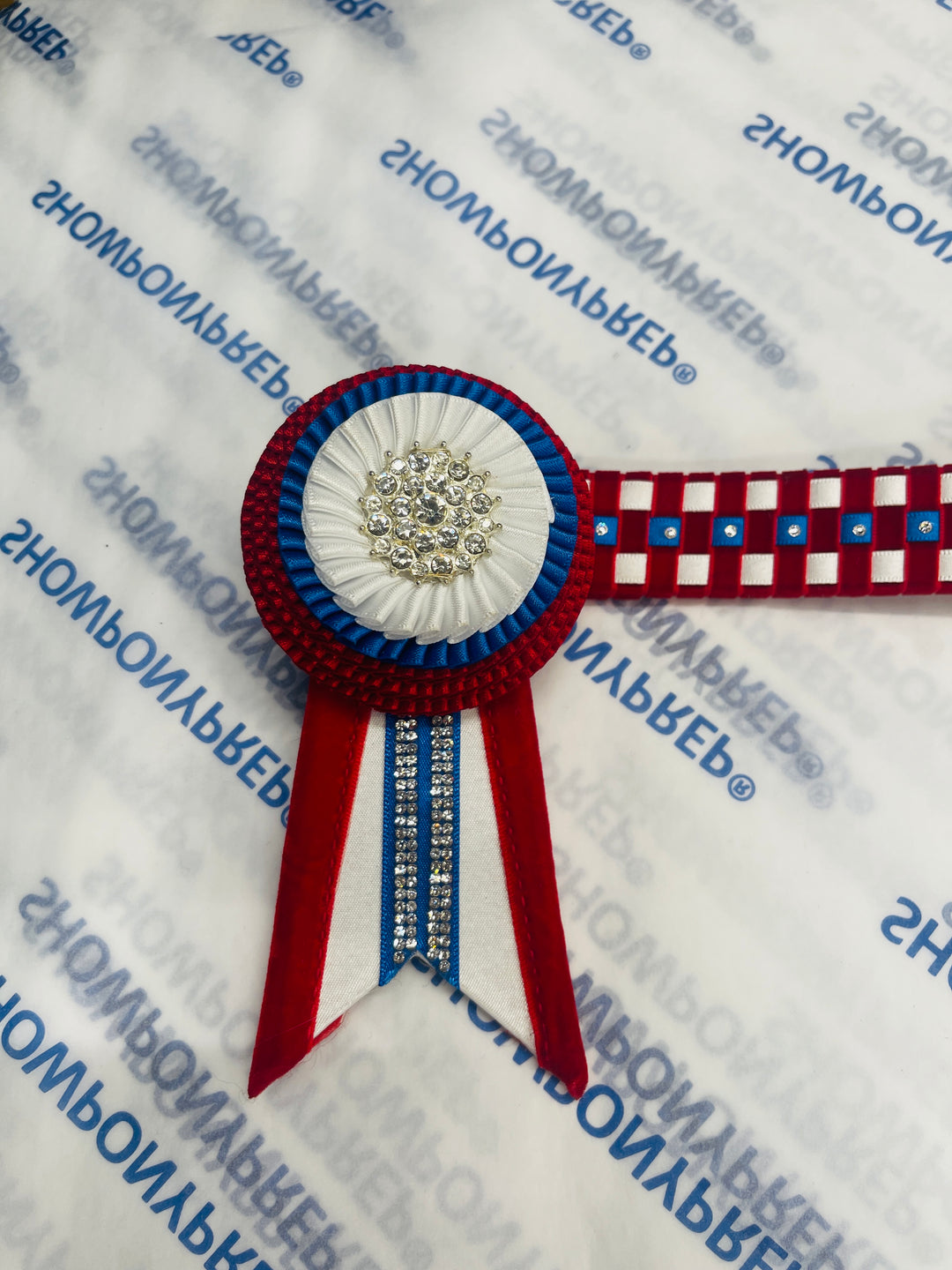 15" Red, White and Blue Browband