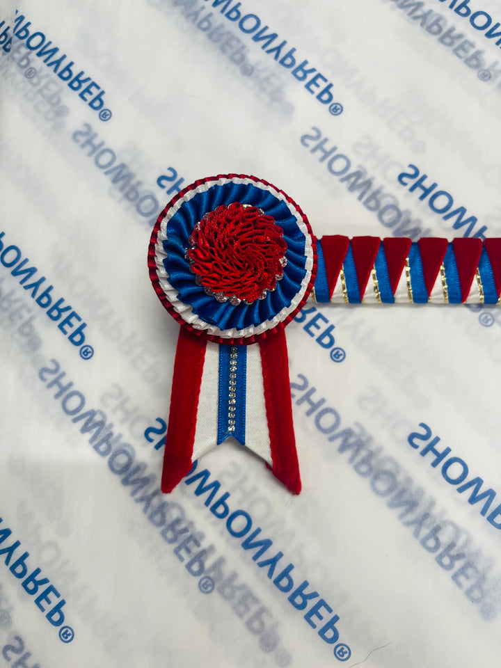 17"  Red, White and Blue Browband