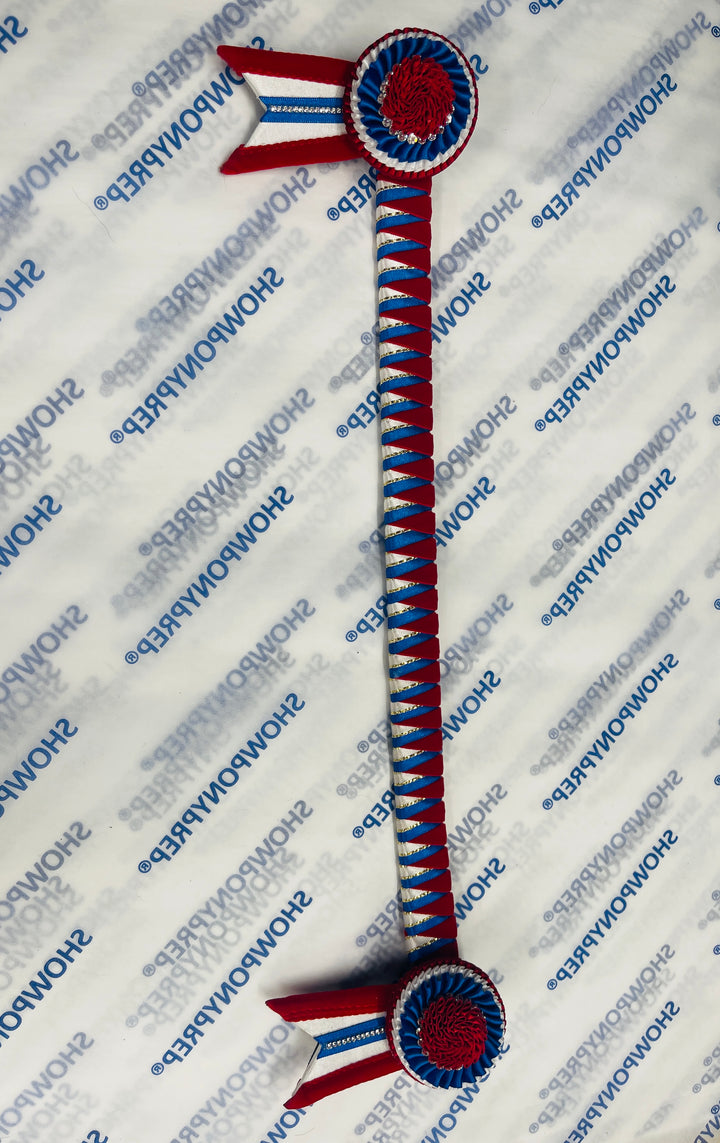 17"  Red, White and Blue Browband