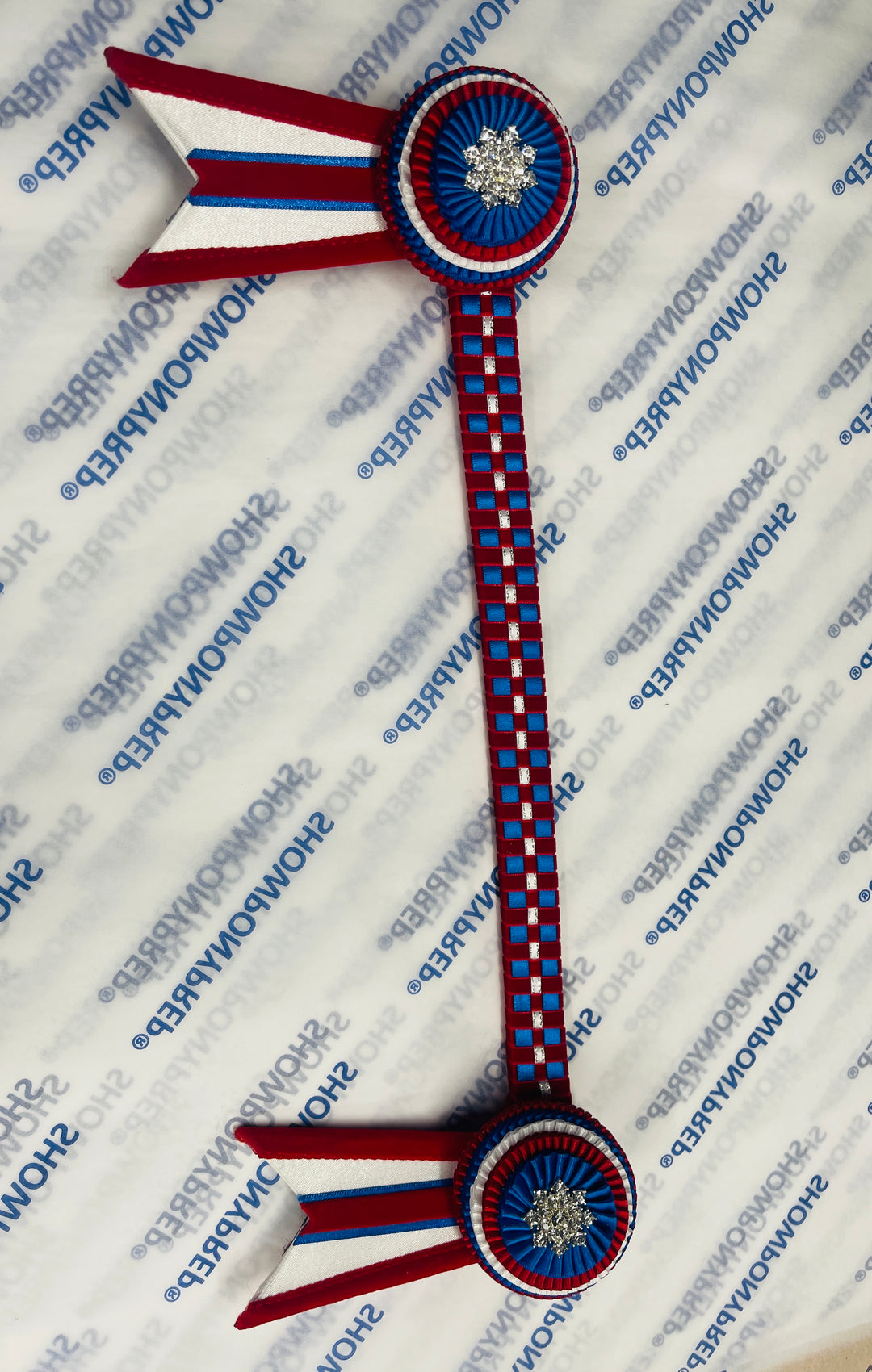 15" Red, White and Blue Browband