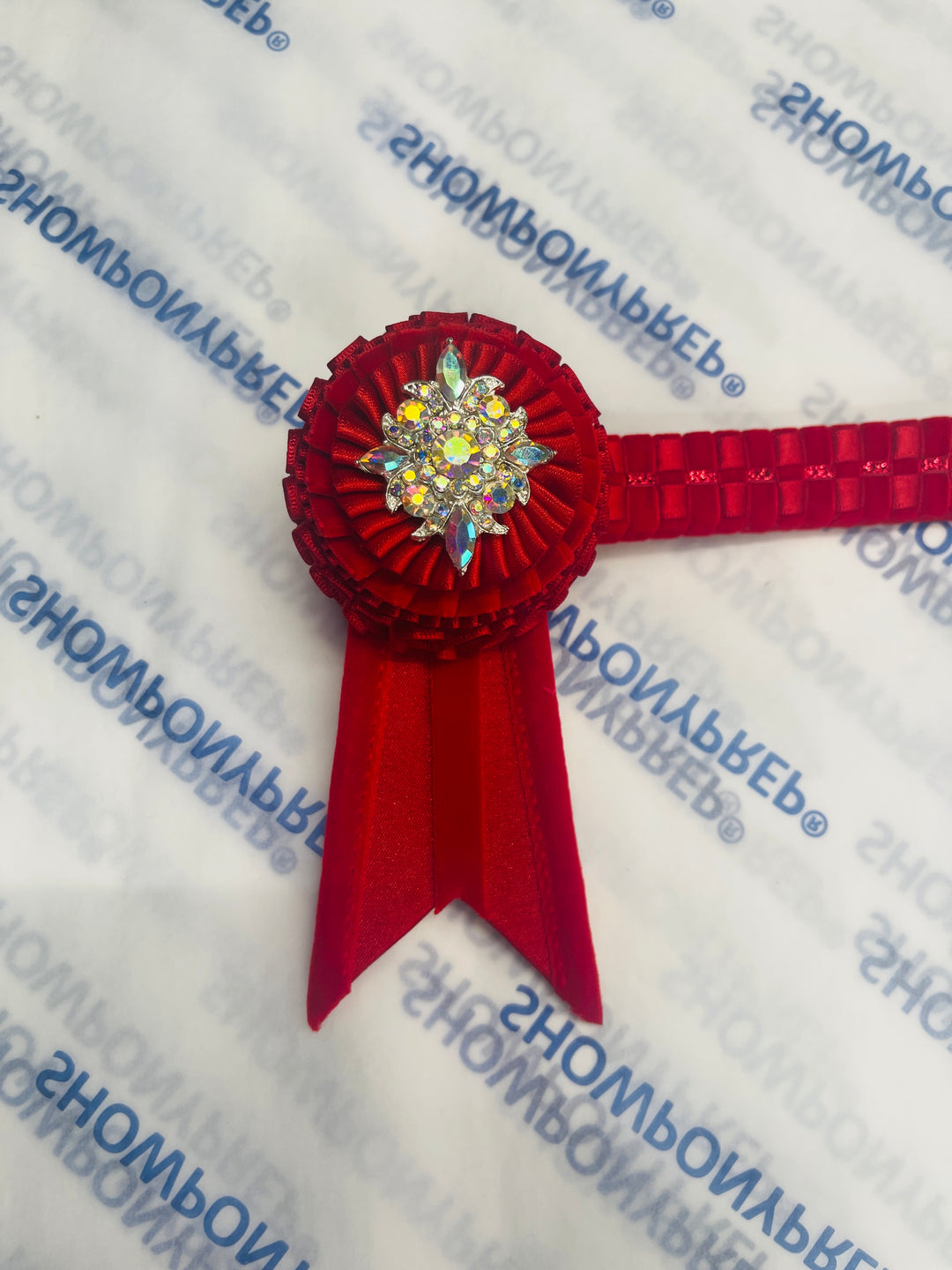 13" Red Browband