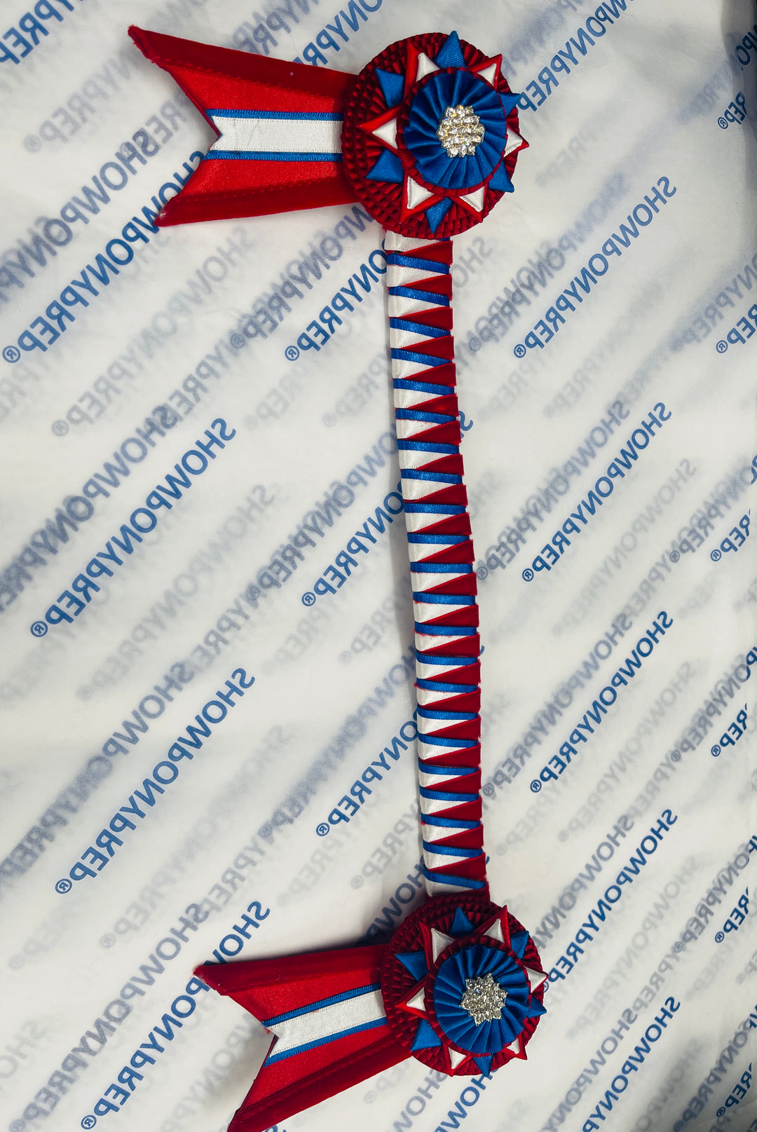 14.5” Red, White and Blue Browband