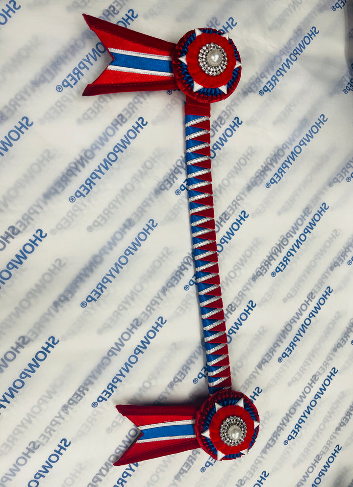 14.5” Red, White and Blue Browband