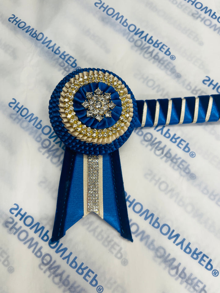 14.5” Blue and Navy Browband