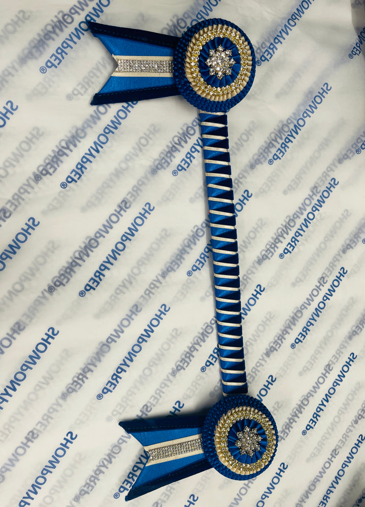 14.5” Blue and Navy Browband
