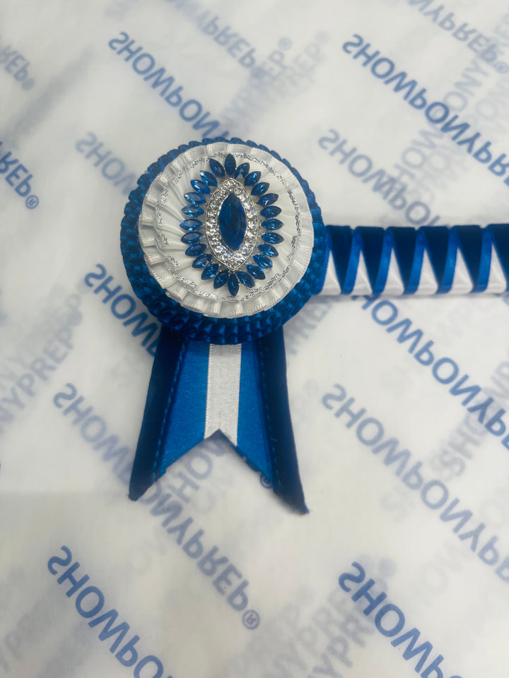 14.5” Navy & White Browband