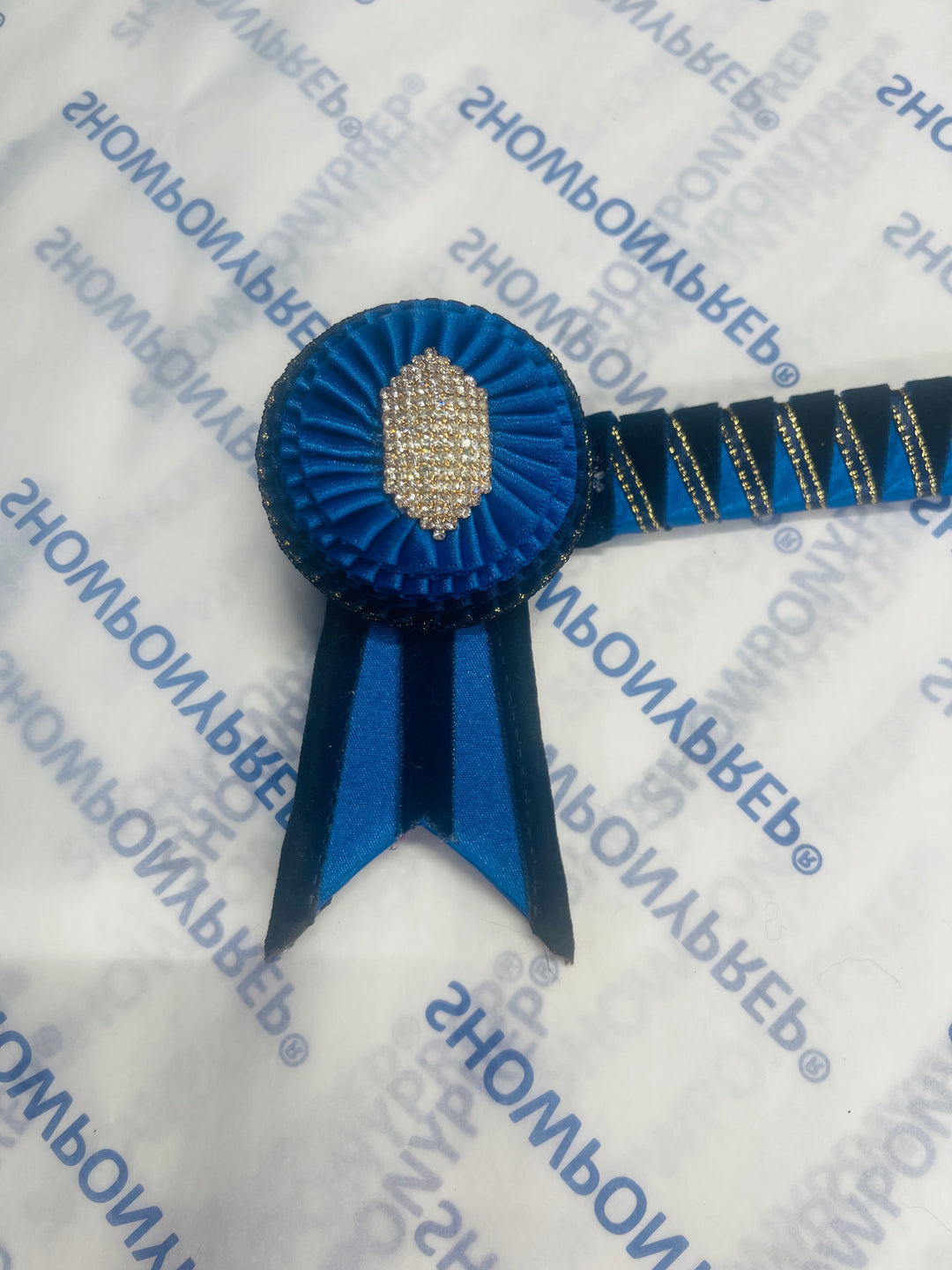 14” Navy, Blue & Gold Browband