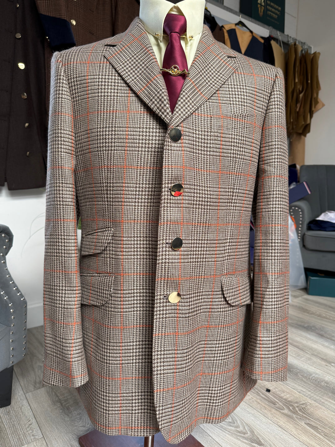 42" MENS TWEED EXCLUSIVE DESIGN -046