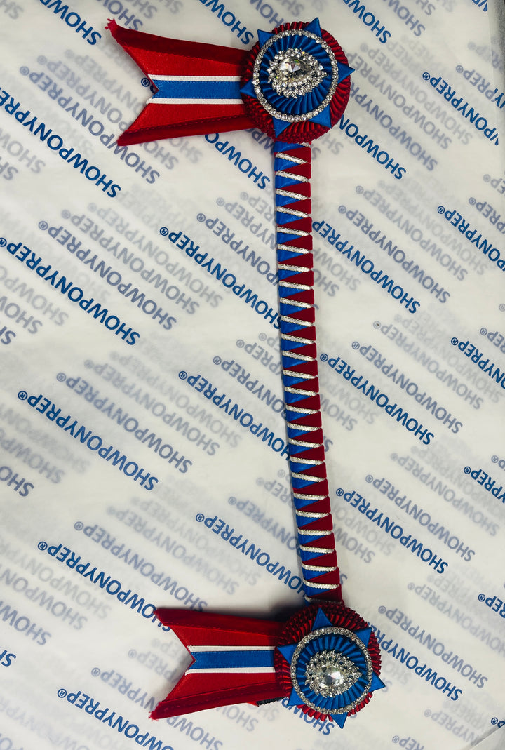 16" Red, White and Blue Browband