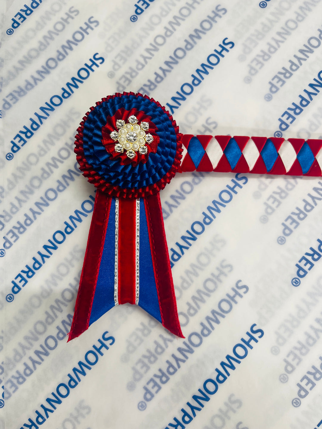 16" Red, White and Blue Browband