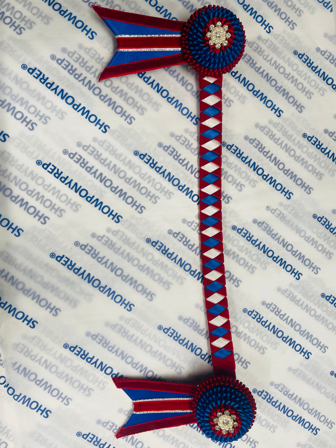 16" Red, White and Blue Browband