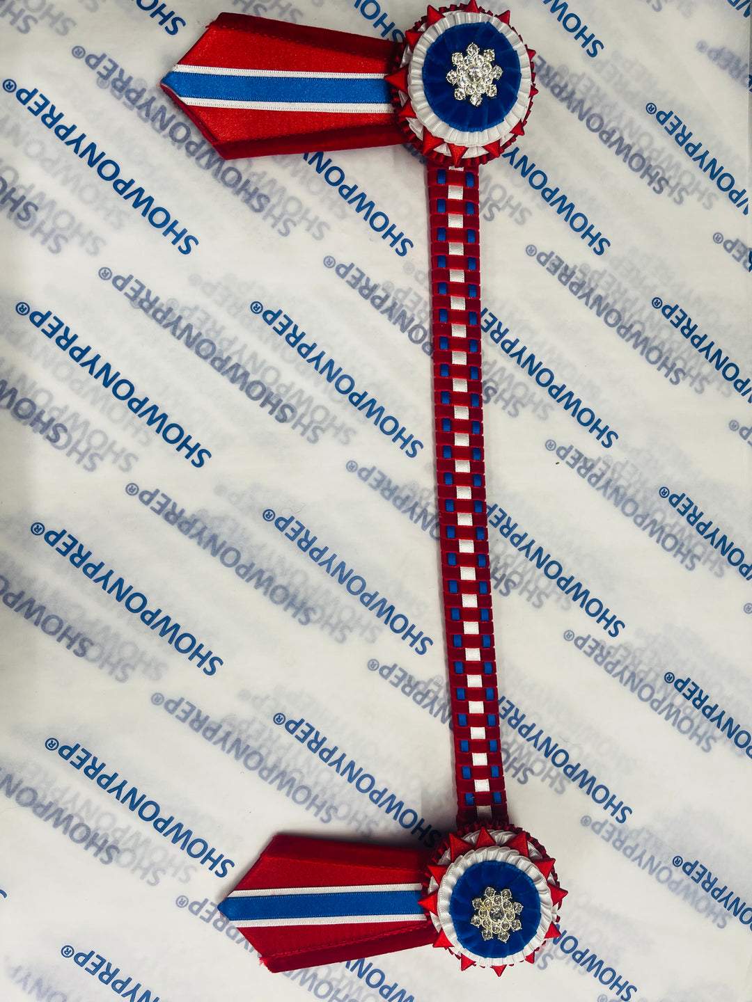 15.5" Red, White and Blue Browband