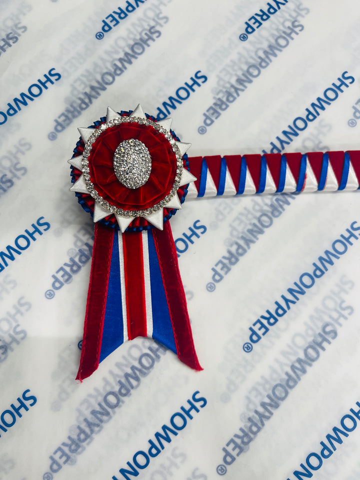 15.5" Red, White and Blue Browband