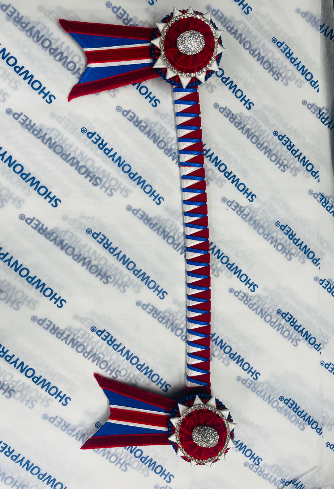 15.5" Red, White and Blue Browband