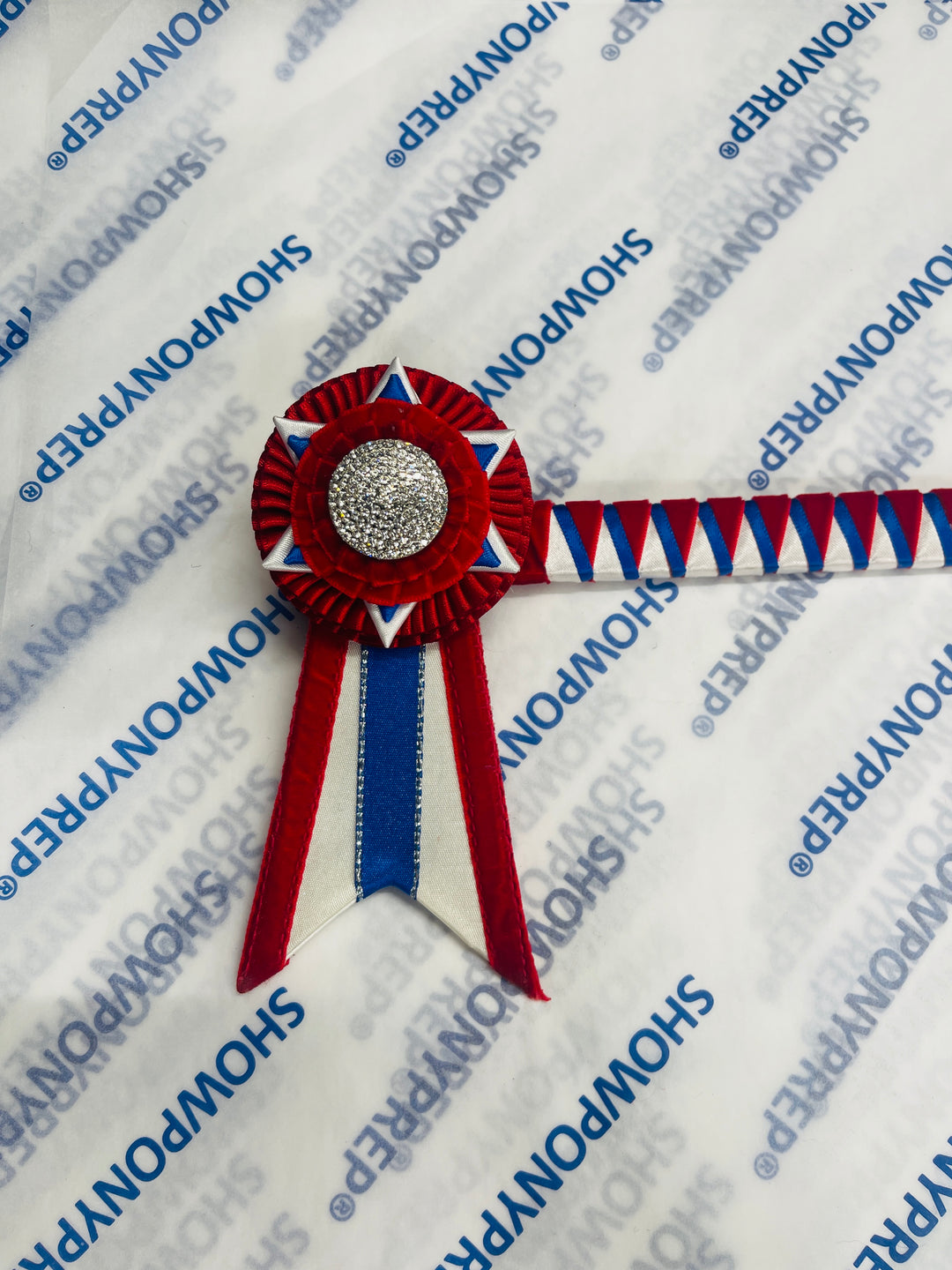 15.5" Red, White and Blue Browband
