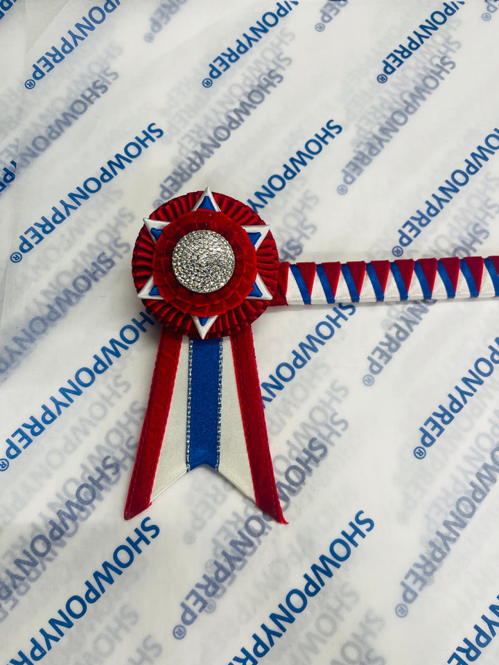 15.5" Red, White and Blue Browband