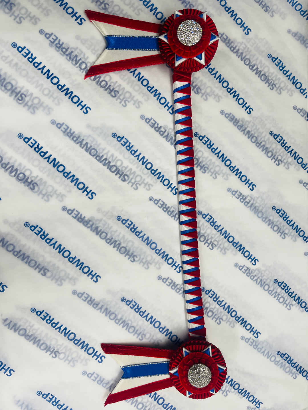15.5" Red, White and Blue Browband